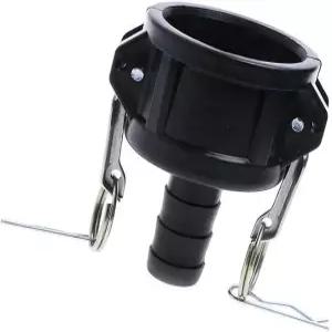 Aci 1Pcs 275330 갤런 IBC 토트 탱크 배수 어댑터 2인치 캠 잠금 장치와 1인치 가든 호스 C 타입 퀵 커넥터