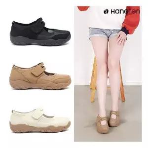 행텐 HT-5611 여성용 메리제인 운동화 스니커즈 찍찍이 단화 슬립온 발편한 신발