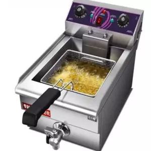 업소용 튀김기 대용량 치킨 새우 바스켓 분식집 기계 10L