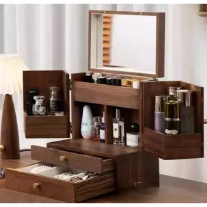 원목 화장품 보관함 선반 정리대 향수 진열 수납함 A타입