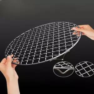 스테인레스 원형 에어프라이어용품 그릴 베이킹 랙 찜기 겸용 요리 오븐용기