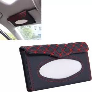 덴펙 유니버설 페이퍼 타월 냅킨 홀더 박스 티슈 케이스 커버 자동차 선바이저용