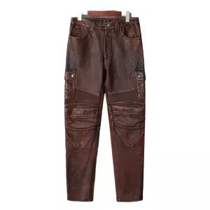 바이크 가죽팬츠 할리스타일 레더진 남성 레이싱