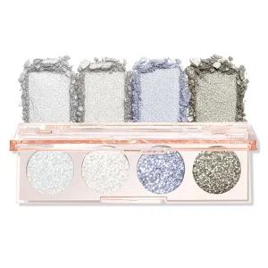 유필리 멀티크롬 글리터 섀도 팔레트 크리미한 매끄러운 반짝이는 여성용 고색 안료 매트 하이라이터