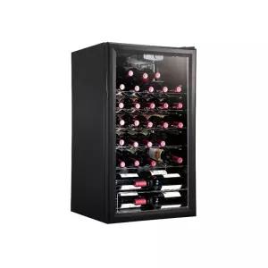 98L 전기 와인 냉장고 독립형 압축기 맥주 및 디스플레이용 호텔 가정용