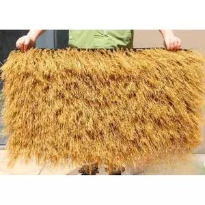 인조 볏짚 초가 지붕 매트 원두막 방갈로 농가 장식 폭1mx길이1m