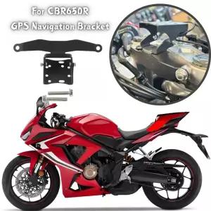 혼다 CBR650R용 오토바이 윈드스크린 폰 스탠드 GPS 네비게이션 마운트 브래킷