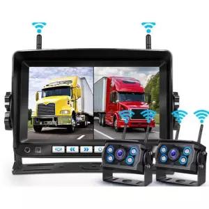 트럭 후방카메라 트레일러 중장비 카라반 무선 모니터