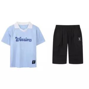 [갤러리아] NBA키즈어센틱 자카드 카라반팔티 6부카고세트(K262TS020P/20/PT070/19