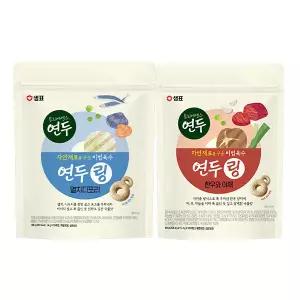 샘표 연두링 멸치디포리 140g+한우야채 80g (총55개입) 2290374 J