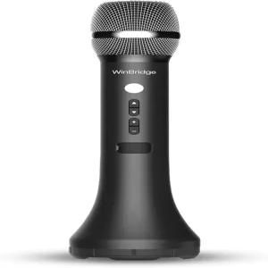 블루투스 마이크 무선 음성 가용 노이즈 캔슬링 핸드헬드/데스크탑 스피커 노래하는 노래방 H9 교육을 위한