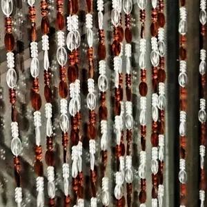 현관 창문 거실 결혼식을 위한 에이브 스플릿 비즈 커튼 릴 매달린 문 스트링 태슬 룸 칸막이 화면 장식