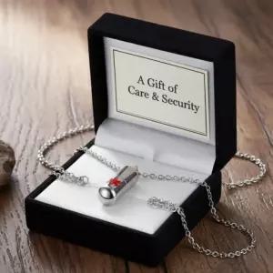 UBA 메디캡슐 심볼 목걸이 알약 보관 초경량 케이스 비상약