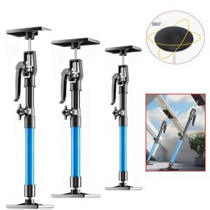 2개입  절약형 텔레스코픽 스틸 지지대 캐비닛 잭 드라이월 건설 도구 확장형 미끄럼 방지 핸드 리프팅