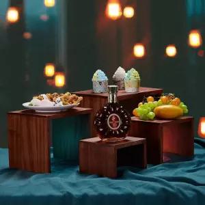 원목 디저트 스탠드 테이블 홈파티 접시