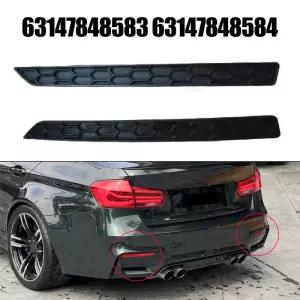 6347848583 리어 범퍼 리플렉터 BMW 3 4 시리즈 F80 F82 F83 205209 블랙 ABS 자동차 액세서리