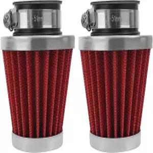 GY6 125CC 더트 바이크 ATV 쿼드 스쿠터용 LCGLY 2PCS 42mm 범용 공기 필터 가와사키 스즈키 야마하 PZ24