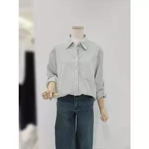 [갤러리아] [SOUP] 베이직 스트라이프 셔츠 SC3LS32