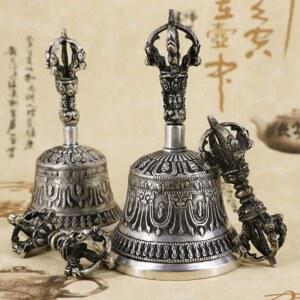 불교종 명상종 수제 VAJRA 유봉 세트 악기 명상 핸드 의식 불교 티베트 터치