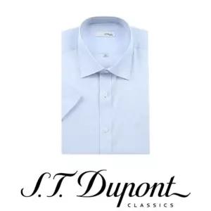 [갤러리아] 듀퐁 26년 슬림핏 면혼방 시원한 반팔 블루 와이셔츠(SE6MM21HS301SBU)