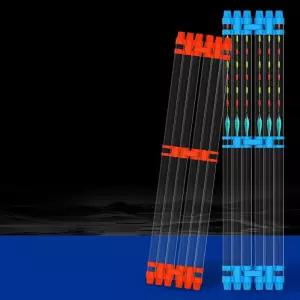 두꺼운 대용량 이중층 투명 보관 버킷 낚시찌 드팅 튜브 야외 캠핑 장비
