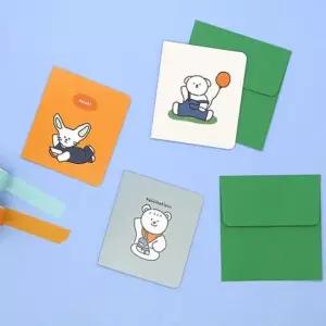 [문구/오피스] 편지지 세트 봉투 카드 24매입 쓰기 학용품 편지 지묶음 패드 편선지