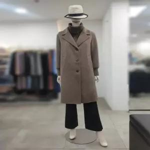 [SI]SI 세이브존04 트윈 니트배색 핸드메이드 코트 SJH2126090BRM (28678349)