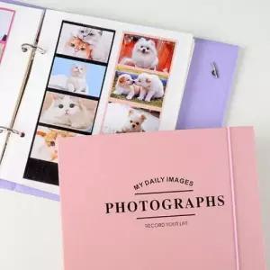 [문구/오피스] 스티커사진 접착식 바인더 미니 사진첩 포토앨범 보관