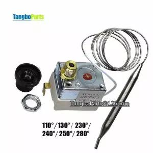 전기 프라이어 오븐 팬케이크 온도 조절 0 30 230 240 250 제한 보호 조절기