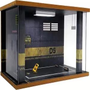 1/18 다이캐스트 차량용 디스플레이 케이스 LED 조명이 있는 1/12 스케일 토이 모터사이클용 아크릴 D5-3