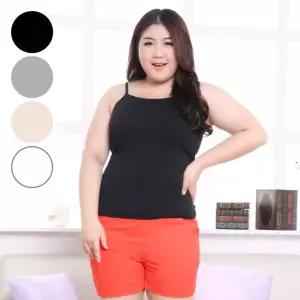 여성 빅사이즈 캐미솔 오버사이즈 스판 레이어드 나시티