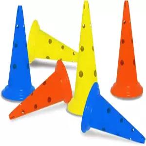 실내외 스포츠 경기를 위한 TNZMART 축구 트레이닝 콘 플라스틱 교통 민첩성 마커