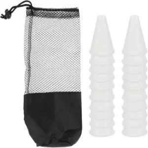 스케이트 화이트를 위한 ifundom 1 세트 마커 콘 야광 미니 민첩성 축구 플라스틱