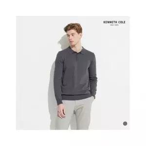 케네스콜 남) 코튼 카라형 니트(HKPSCWA116P)