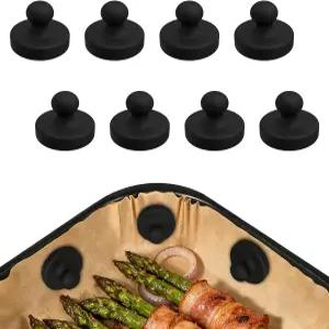 양피지용 에어프라이어 자석 종이 라이너를 고정할 수 있는 업그레이드된 강력한 마그네틱 실리콘 버클