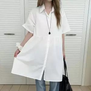 [하프클럽/]여자 데일리 내추럴 편안한 레이어드 셔츠 원피스