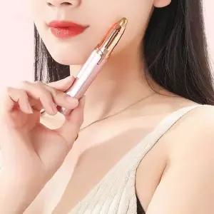휴대용 무선 얼굴 눈썹 손질 미용 기기 각질 제거 정리 면도 트리머 충전식 여성