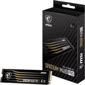msi SPATIUM M480 PRO PCIe 4.0 NVMe 4 Internal SSD Gen4