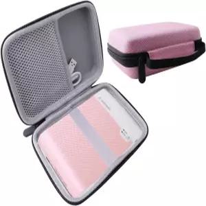 캐논 SELPHY 스퀘어 QX10/SELPHY 포토 프린터핑크와 호환되는 WERJIA 하드 캐리링 케이스