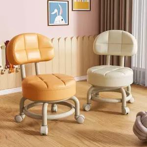 청소용 의자 낮은 앉는 이동식 바퀴스툴 거치대 동그란 간이 걸레질 네일샵