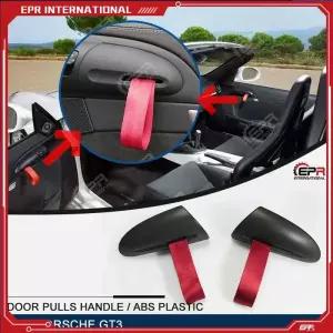 포르쉐 GT3 블랙 플라스틱 RS 타입 도어 풀 핸들 자동차 스타일링 987 케이맨 박스터 997 카레라 레이싱