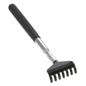 텔레스코픽 백 Scratcher 긁는 Backscratcher 마사지 금속 스테인레스 스틸 도구 운반 가방