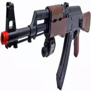 및 손전등이 장착된 UKARMS P1147 AK47 전술 에어소프트 스프링 라이플