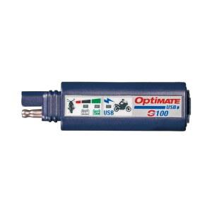 Tecmate OptiMATE USB O-100, 2400mA USB 충전기 및 3LED 배터리 모니터 조합, 차량 배터리 보호 기능 포함
