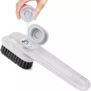 셴멍 신발 브러시 액체 디스펜서 청소 옷 얼룩을 위한 세탁 가죽용 스니커즈 클리너 캔버스 니트 가정 및