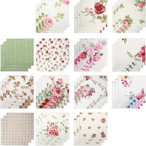 퀼팅용 42Pc 레이어 케이크 10인치 사각형 면직물 미리 자르기 10x10인치 패브릭 재봉 패치워크 용품