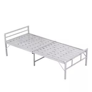 철제침대프레임 기숙사 접이식 자취방 고시원 철재 매트리스 강화 라지킹