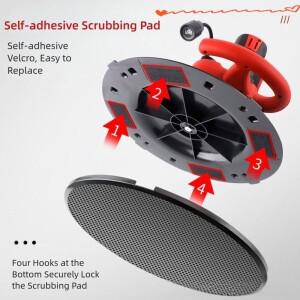 ABS 벽 연마 디스크 바닥 평활화 두꺼운 확장형 콘크리트 샌더 내마모성 검정 흰색 시멘트 트로웰 플레이트