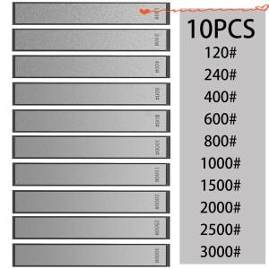 10PCS 다이아몬드 돌 그라인딩 블레이드 야외 나이프 고정 각도 만들기 전용