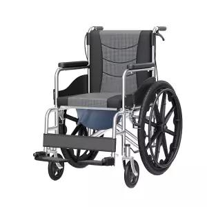 휠체어 변기시트 접이식 트롤리 수동 미니 거상 실내